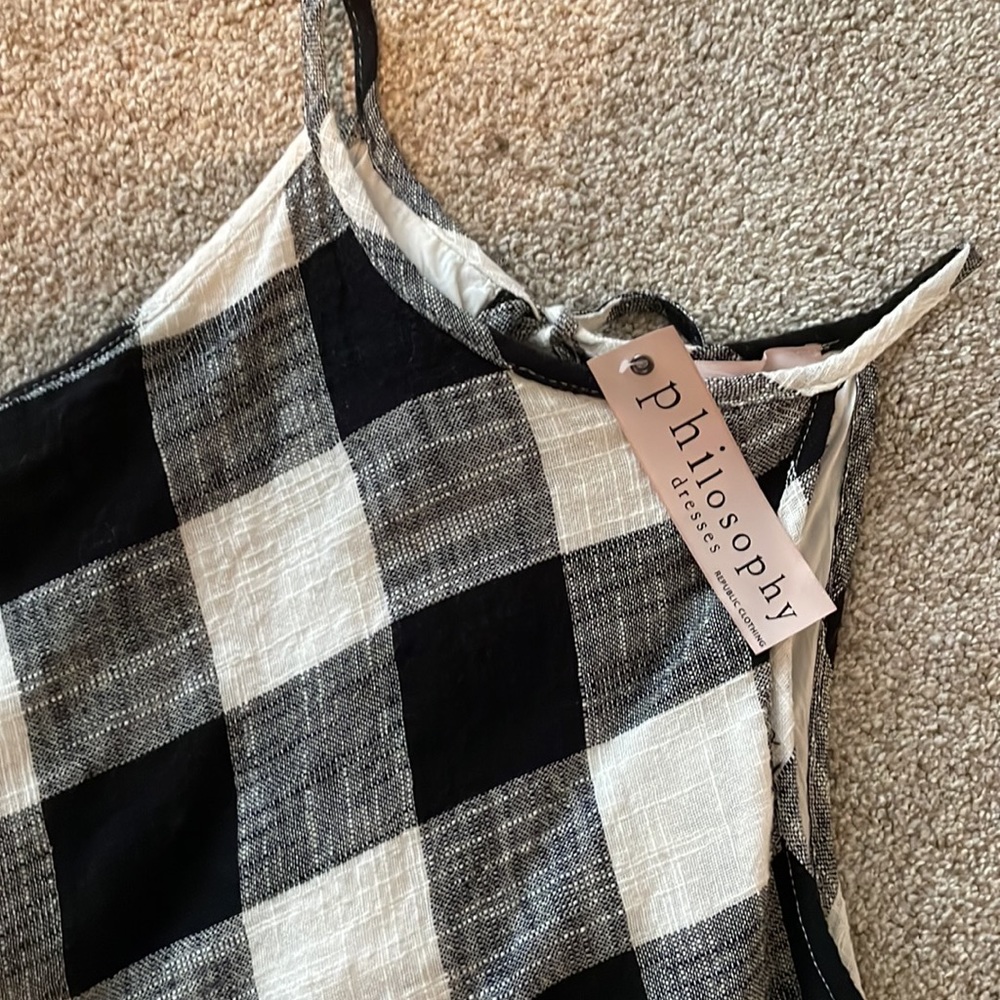 Sweet linen sundress by Philosophy. Sz 6 - Picture 6 of 8